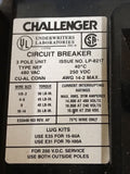 Challenger NEF435015 480VAC 250VDC 15 AMP 3 Pole Circuit Breaker