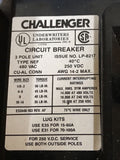 Challenger NEF435015 480VAC 250VDC 15 AMP 3 Pole Circuit Breaker
