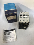 GE CL06A311MSS Contactor 3-Pole, 240-V 60Hz Coil, 1-NO +1-NC Aux, 30-Hp @460V