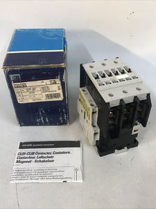 GE CL06A311MJS Contactor 3-Pole 120-V 60Hz Coil, 1-NO +1-NC Aux, 30-Hp @460V