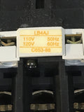 GE CL06A311MJS Contactor 3-Pole 120-V 60Hz Coil, 1-NO +1-NC Aux, 30-Hp @460V