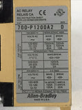 Allen Bradley 700-P1200A2 Ser. D Type P 240V Coil AC Control Relay 10A