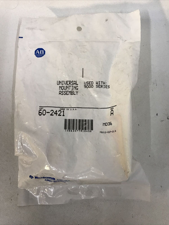 Allen Bradley 60-2421 Ser A Universal Mounting Assembly Used With 9000 Series