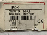 ABB B9C-1 Contactor 3-Pole 120V FPL1411090R0104