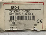 ABB B9C-1 Contactor 3-Pole 120V FPL1411090R0104