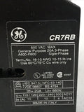 General Electric CR7RB40EN Control Relay DC Operated