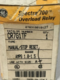 General Electric CR7G1TF Overload Relay 1.0-1.5 Amps Manual / Stop Reset