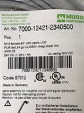 Murr Elektronik 7000-12421-2340500 M12 Female 90 Deg. With Cable LED 24V DC