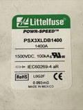 Littelfuse Powr-Speed PSX3XLDB1400 1400A 1500VDC Fuse PSX Square Bolt Mount