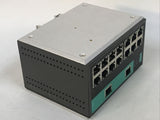 MOXA EDS-316 EDS316 Industrial Ethernet Switch Input:12/24/48VDC 16 Port
