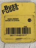 *BOX OF 5* Bussman Fuses BUSS GDA-250MA H 250V F250mA H250V 5mm X 20mm