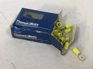 *BOX OF 50* Thomas & Betts Sta-Kon RC10-6 Ring Terminals 12-10AWG CU
