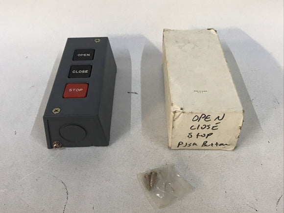 Eastern Motor-Controls 73D5 PB-3 3 Button Hand Held Control Open/Close/Stop