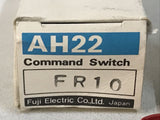 Fuji Electric AH22-FR10 Push Button N.O. Red Flush Head
