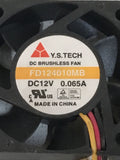 YS Tech FD124010MB 12V 0.065A 40x40x10mm 3-Pin Brushless CPU Fan