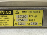ABB 10A6131AB2Z Flow Meter 250psi MAX,  0-85 SCFH Air At 14.7 PSIA & 70F