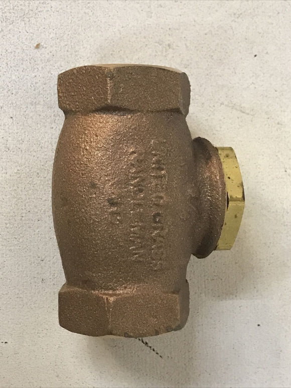 United Brass Randleman NC Valve 3/4 125WSP 200WOG