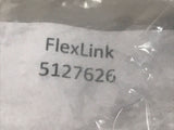 FlexLink 5057676 5127780  Cable 90 deg. 8-pin Female to Straight 4-pin Female