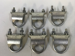 *LOT OF 6* STEEL CITY 1 in. Conduit Right Angle Beam Clamp