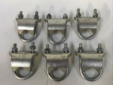 *LOT OF 6* STEEL CITY 1 in. Conduit Right Angle Beam Clamp
