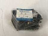 *PACK OF 10* IDEC Terminals BNE50W / BNE50WP End Plate 600V Max