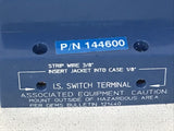 Gems Sensors 144600 I.S. Switch Terminal 120VAC 4VA N.O.