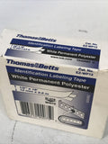 *SEALED* Thomas & Betts EZ-WP12 1/2” / 12mm White Polyester Labeling Tape