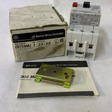 GE CR72AMJ MANUAL MOTOR CONTROLLER 2.5 - 4AMP