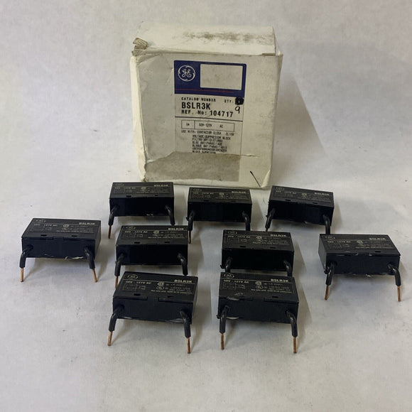 General Electric BSLR3K Surge Suppressor Contact Block Lot Of 9
