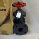 ASAHI 2” Gate Valve Type P 50mm Flange ANSI Hi PVC EPDM Inner Screw Hand Wheel L