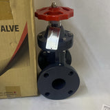 ASAHI 2” Gate Valve Type P 50mm Flange ANSI Hi PVC EPDM Inner Screw Hand Wheel L