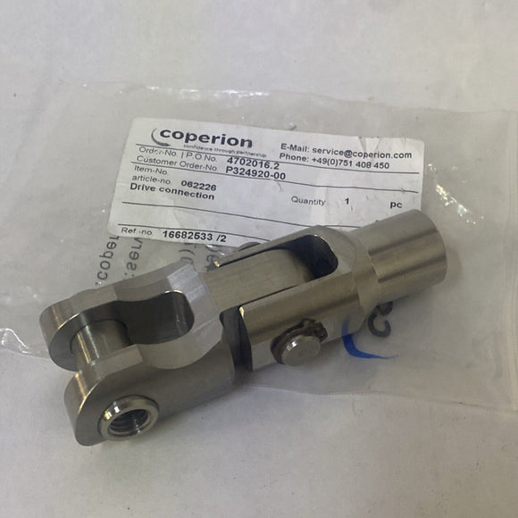 Coperion 062226 Stainless Steel Universal Drive Connection