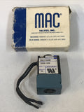 MAC PPE-111DABE Solenoid Valve Contact 120V/60HZ 110V/50HZ 25-150psi 6.8W