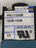 MAC PPE-111DABE Solenoid Valve Contact 120V/60HZ 110V/50HZ 25-150psi 6.8W