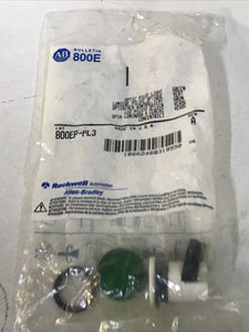 *SEALED* Allen Bradley 800EP-PL3 Ser. A Optic Pilot Light Green