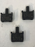 *LOT OF 3* Allen Bradley 800F-N3R Ser. B Red Integrated LED 800FN3R 24V 17mA