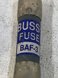 *LOT OF 2* Bussmann BAF3 BAF-3 BAF-3A BAF 3 250V 3Amp 3A Buss Fuse