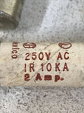 *LOT OF 4* Gould Shawmut OTM2 2 Amp, 250 Volt, One Time Miniature Fuses