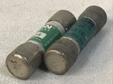 *LOT OF 2* Bussmann Tron FNQ-15 15A 500Vac Time-delay Fuse