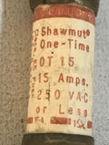 Ferraz Shawmut OT15 15Amp (15A) OT 250V One-Time