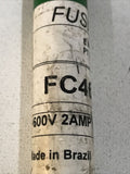 Fusetek FC460-2 PT Fuse E Rated 2 Amp FC 460-2 600VAC 62.5 kAIR