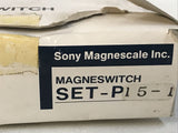 Sony Magnescale PK15-1 5AI SET-P15-1 Magneswitch Non-Contact Magnetic Switch