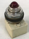 Square D 9001KM1 Ser. G  Standard Pilot Light Class9001 Type KM-1, Red lens 120V