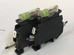 *LOT OF 2*Phoenix Contact ST-SILED 24 Fuse Plug in Fuse Block holder USIG 15-30V