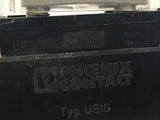 *LOT OF 2*Phoenix Contact ST-SILED 24 Fuse Plug in Fuse Block holder USIG 15-30V