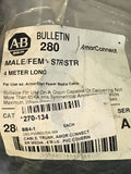 Allen Bradley 280-PWRM35A-M4 MALE/FEM STR/STR ArmorConnect 4M Power Media Cable