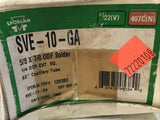 Sporlan SVE-10-GA Thermostatic Expansion Valve  5/8X7/8 ODF Solder 60” Capillary