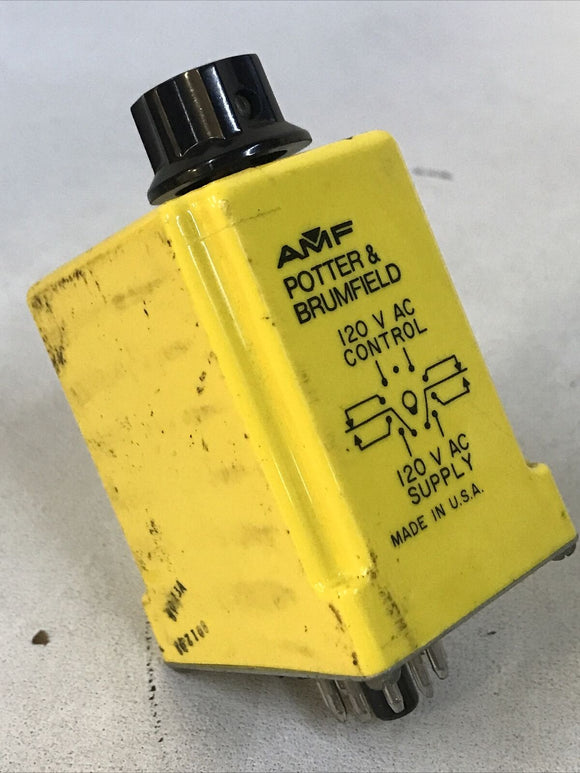 Potter & Brumfield CDB-38-70014 Adjustable Time Delay 0.1-10 Sec. 10A 120VAC