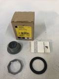 Square D 9001K51 CLASS 9001 TYPE K-51 Ser. G Round Gray Closing Plate