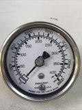 Ashcroft 238A460-01 Rev E. 0-400 PSI, 0-2800 kPa Gauge, 1/4" NPT